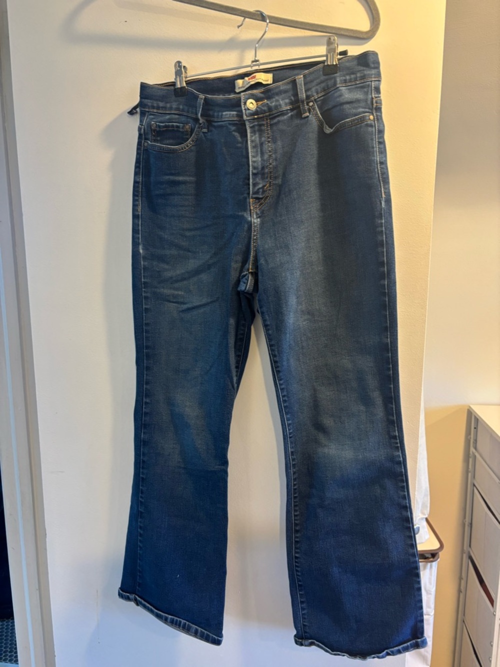 Levi's Dark Blue Flare Jeans
